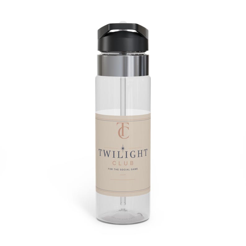 Personalized Golf League Water Bottle, Custom Group Name, 20 oz Tritan with Straw image 2