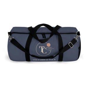 Personalisierte Golftasche, Wochenendtasche mit individuellem Clubnamen, Wappen des Twilight Clubs, große 23-Zoll-Reise-Sporttasche, Geschenk für Golfer Bild 6