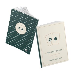 Personalized Euchre Score Journal, Custom Club Name, Card Game Christmas Gift image 12