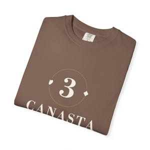 Camiseta personalizada para club de canasta, camiseta con nombre personalizado, regalo para noche de juegos (colores cómodos) imagen 7