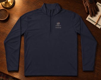 Personalized Golf Quarter-Zip Pullover, Custom Group Name, League Christmas Gift