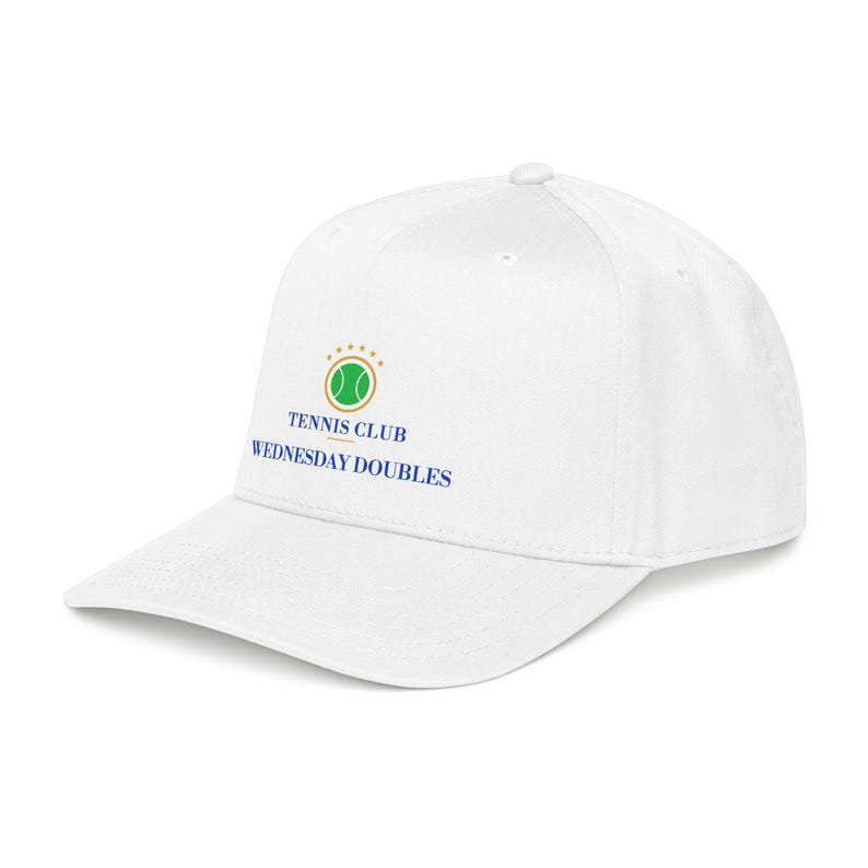 Personalized Tennis Cap, Custom Club Name Hat, Tennis Team Gift, Gift for Tennis Players afbeelding 14