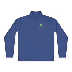 Personalized Tennis Quarter-Zip Pullover, Custom Club Name, Tennis Team Gift afbeelding 10