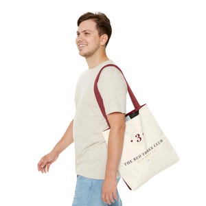 Canasta Tote Bag, 16x16 Polyester Card Game Night Christmas Gift image 13