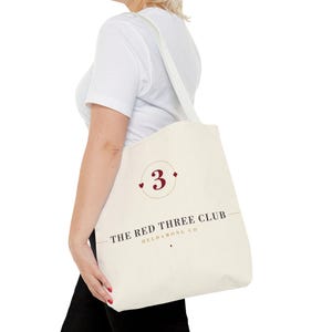 Canasta Tote Bag, 16x16 Polyester Card Game Night Christmas Gift image 20