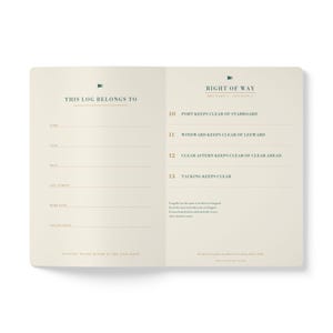 Personalized Sailing Log Book, Custom Club Name Christmas Gift, Yacht Journal image 4
