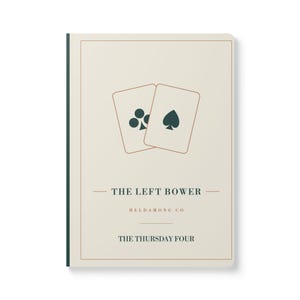 Personalized Euchre Score Journal, Custom Club Name, Card Game Christmas Gift image 2