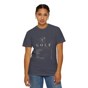 Golf Scoring Terms Tee, Against Par Reference Shirt, Comfort Colors Christmas Gift image 9