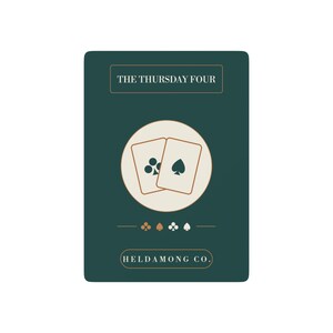 Baraja de cartas Euchre personalizada, con el nombre del club a medida, regalo de Navidad para juegos de cartas. imagen 2
