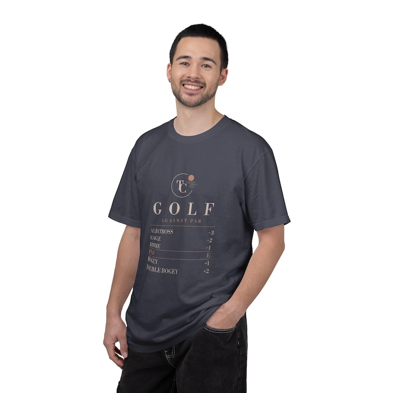 Golf Scoring Terms Tee, Against Par Reference Shirt, Comfort Colors Christmas Gift image 7