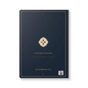 Bridge Score Journal, Card Night Notebook, Navy Antique Brass Christmas Gift image 17