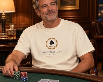 Personalized Poker Club Shirt, Custom Name Tee, Comfort Colors Poker Night Christmas Gift