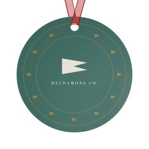 Personalisierter Weihnachtsbaumschmuck für Segelclubs, Geschenk mit individuellem Namen zum Thema Yachtbau Bild 5