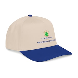 Personalized Tennis Cap, Custom Club Name Hat, Tennis Team Gift, Gift for Tennis Players afbeelding 8
