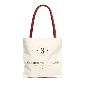 Canasta Tote Bag, 16x16 Polyester Card Game Night Christmas Gift image 11