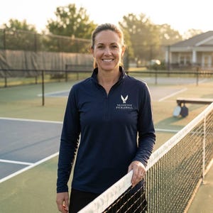 Pull-over à col zippé personnalisé pour pickleball, nom du club personnalisé, The Erne Club, cadeau pour les équipes de pickleball image 3