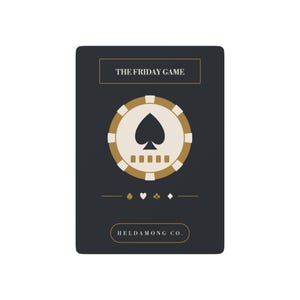 Personalized Poker Playing Cards, Custom Club Name Deck, Game Night Christmas Gift image 2