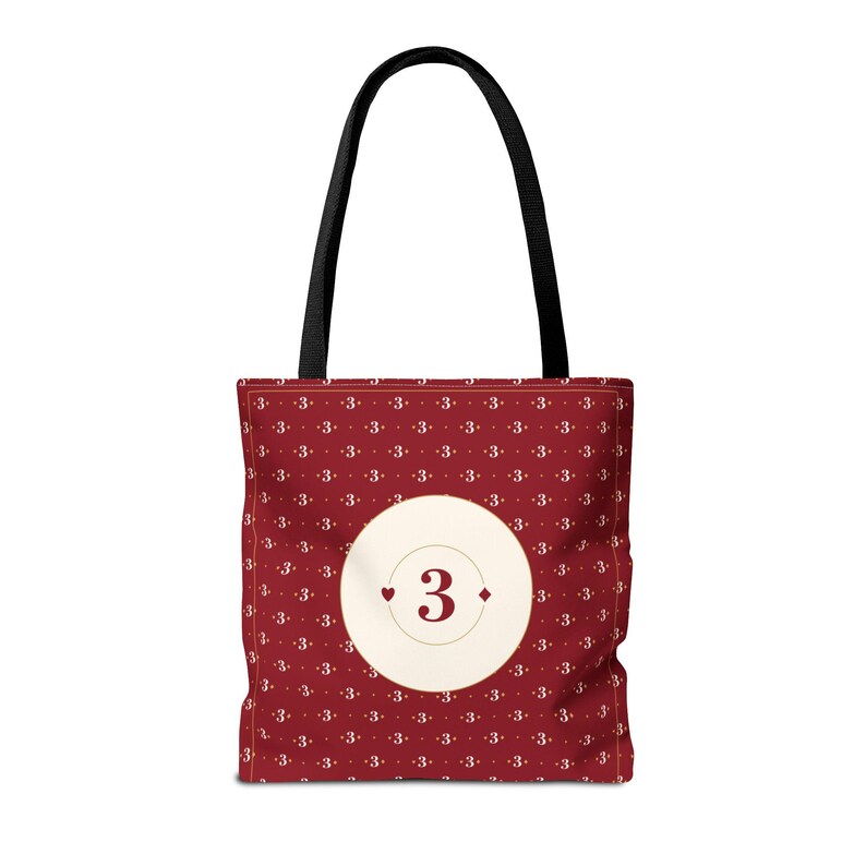 Bolsa de tela personalizada para canasta, nombre del club personalizado, juego de cartas de 16x16 cm, regalo de Navidad imagen 4
