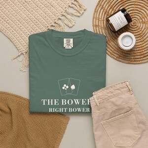 Euchre Card Game Shirt, Bowers Ranking Tee, Comfort Colors Christmas Gift image 8
