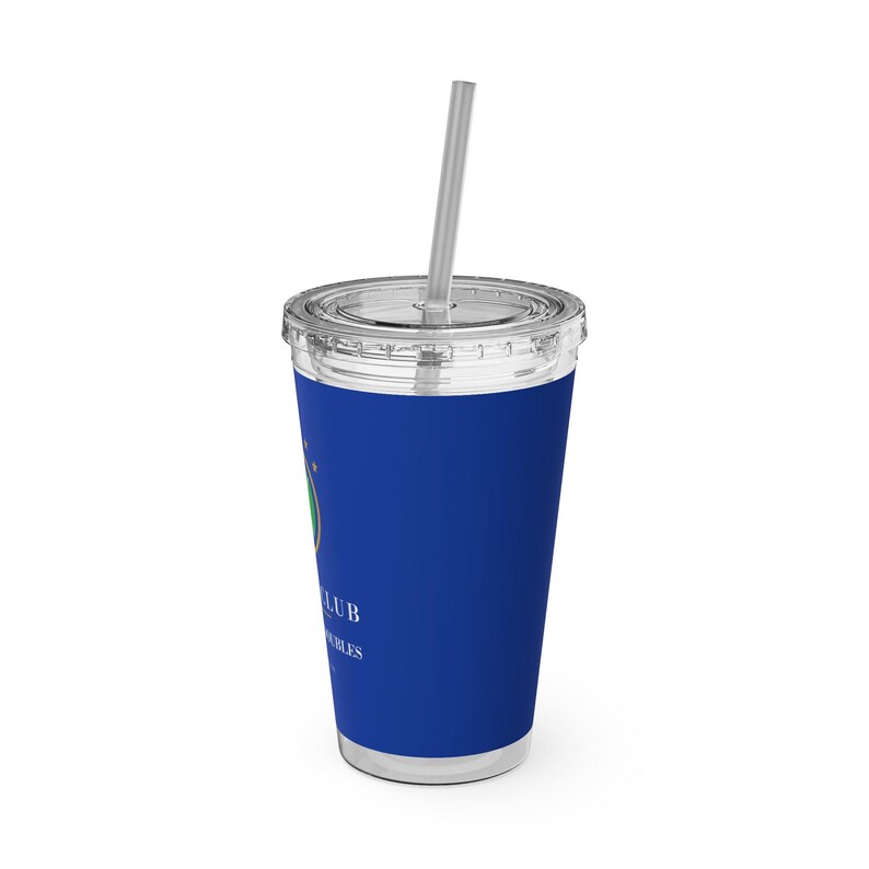 Personalized Tennis Tumbler with Straw, Custom Club Name 16 oz Acrylic Cup, Tennis Team Gift zdjęcie 9