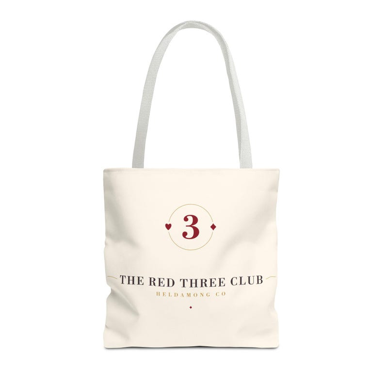 Canasta Tote Bag, 16x16 Polyester Card Game Night Christmas Gift image 17
