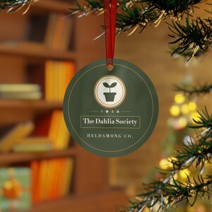 Personalized Garden Club Christmas Ornament, Custom Club Name Gardener Gift image 5