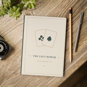 Euchre Score Journal, Card Game Keeper Notebook, 5.75 x 8 Inch Christmas Gift image 1