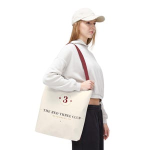 Canasta Tote Bag, 16x16 Polyester Card Game Night Christmas Gift image 15