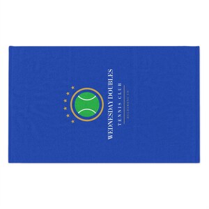 Personalisiertes Tennishandtuch, Rallye-Handtuch mit individuellem Vereinsnamen, Geschenk für Tennisteams, Vollfarbdruck 11x18 Bild 9