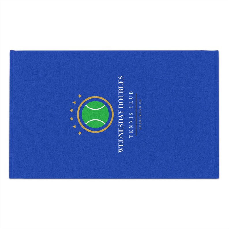 Personalisiertes Tennishandtuch, Rallye-Handtuch mit individuellem Vereinsnamen, Geschenk für Tennisteams, Vollfarbdruck 11x18 Bild 9