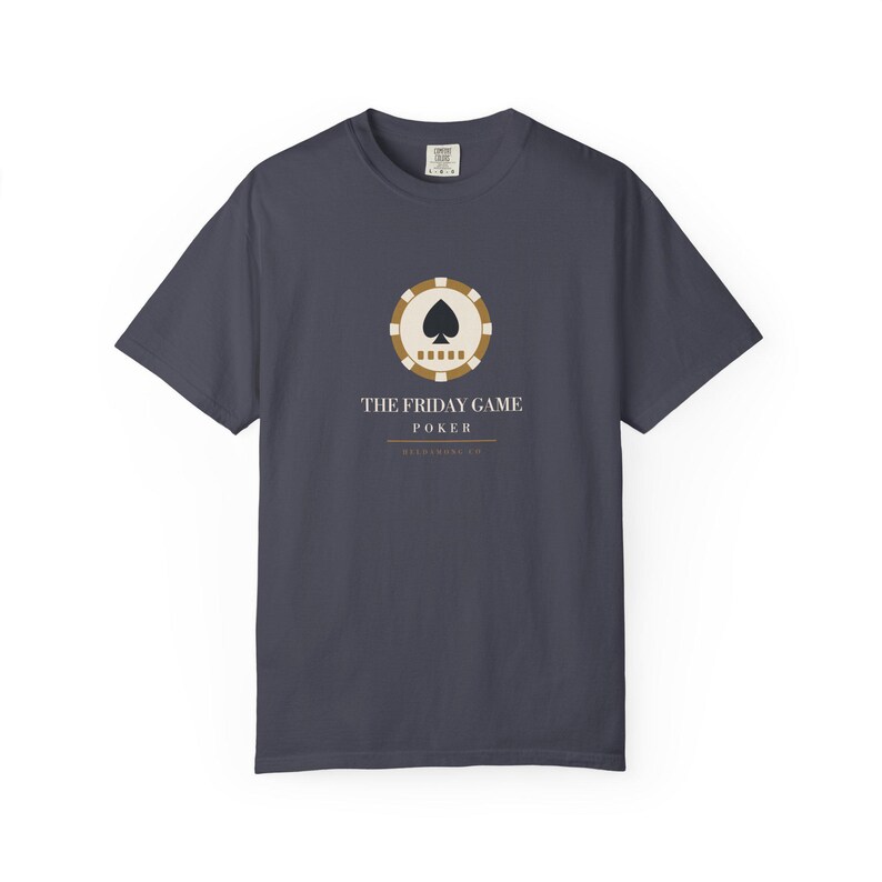 Personalized Poker Club Shirt, Custom Name Tee, Comfort Colors Poker Night Christmas Gift image 8