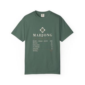 American Mahjong Set Tee, Tile Game Reference Shirt, Comfort Colors Christmas Gift image 3