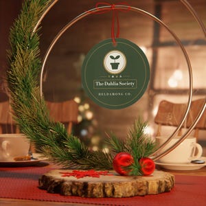 Personalized Garden Club Christmas Ornament, Custom Club Name Gardener Gift image 6