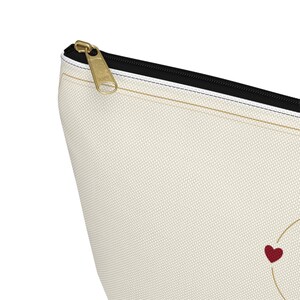 Personalized Canasta Pouch, Custom Club Name, Card Night Zipper Bag (Large T-Bottom) image 8