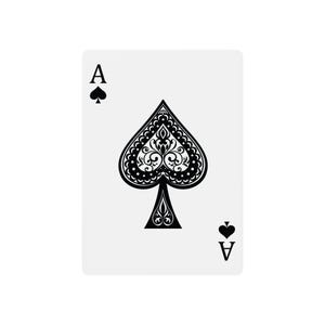 Personalized Canasta Deck, Custom Club Name, Oxblood Gold Detail (52 Cards) image 4