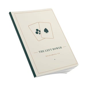 Euchre Score Journal, Card Game Keeper Notebook, 5.75 x 8 Inch Christmas Gift image 10