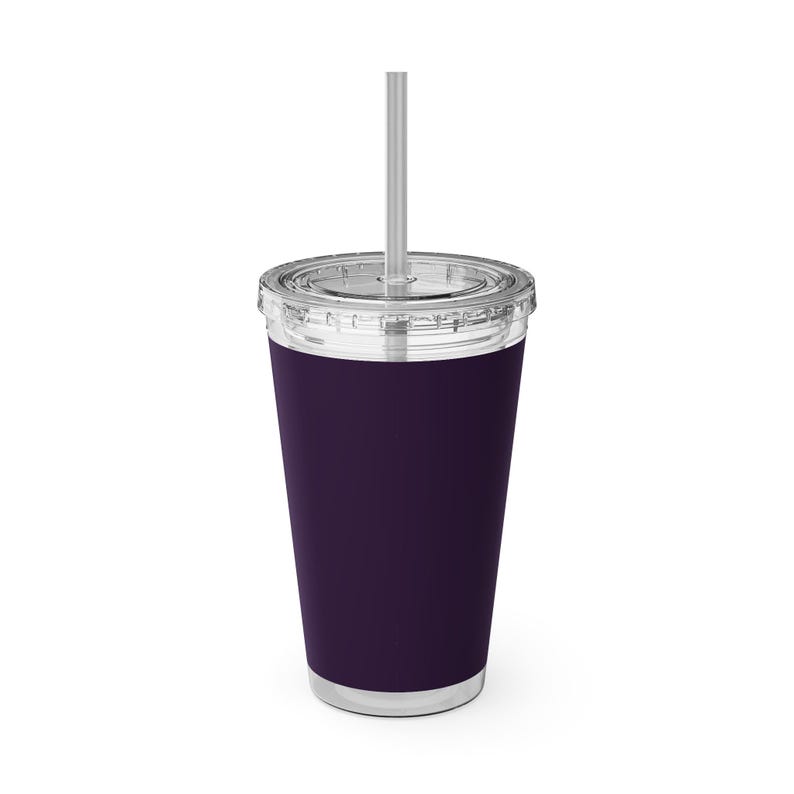 Personalized Book Club Tumbler with Straw, Custom Club Name 16 oz Acrylic Cup, Book Lover Gift image 8