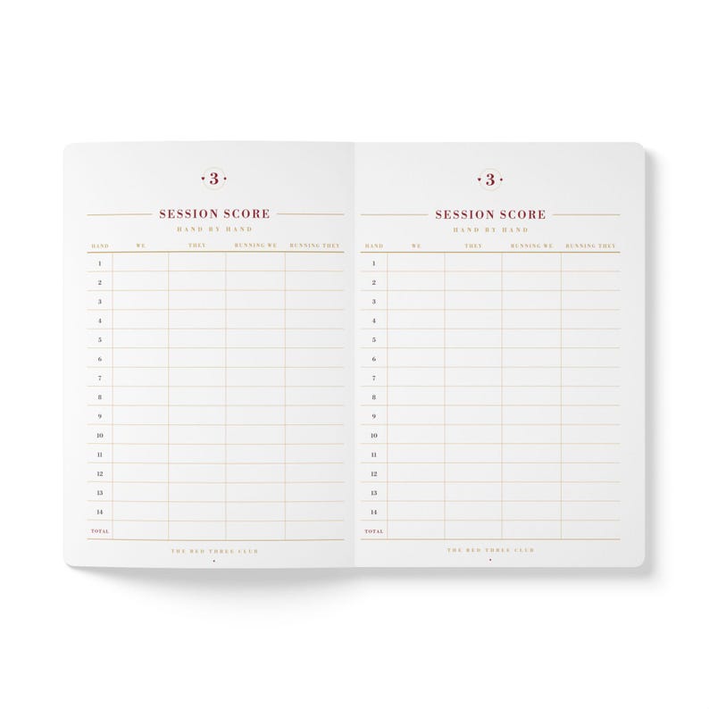 Canasta Score Journal, Card Night Notebook, Game Player Christmas Gift image 7