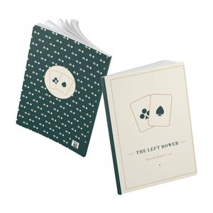 Euchre Score Journal, Card Game Keeper Notebook, 5.75 x 8 Inch Christmas Gift image 12