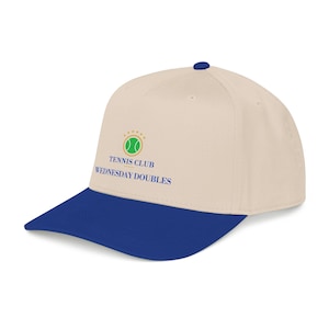 Personalized Tennis Cap, Custom Club Name Hat, Tennis Team Gift, Gift for Tennis Players afbeelding 10