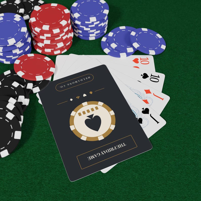 Personalized Poker Playing Cards, Custom Club Name Deck, Game Night Christmas Gift image 5