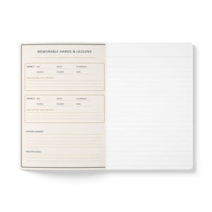 Bridge Score Journal, Card Night Notebook, Navy Antique Brass Christmas Gift image 11