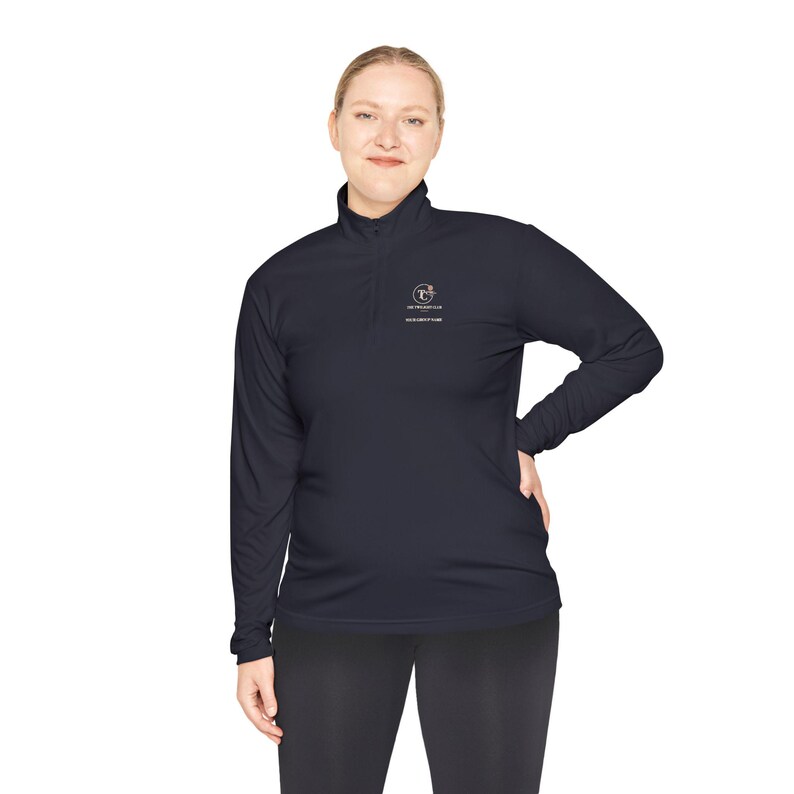 Sudadera de golf personalizada con cremallera hasta el cuello, nombre de grupo personalizado, regalo de Navidad para la liga imagen 8