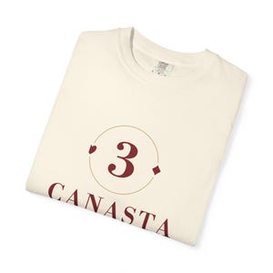 Camiseta personalizada para club de canasta, camiseta con nombre personalizado, regalo para noche de juegos (colores cómodos) imagen 6
