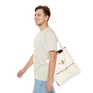 Canasta Tote Bag, 16x16 Polyester Card Game Night Christmas Gift image 19