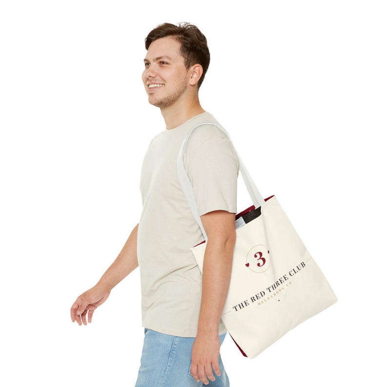 Canasta Tote Bag, 16x16 Polyester Card Game Night Christmas Gift image 19