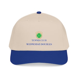 Personalized Tennis Cap, Custom Club Name Hat, Tennis Team Gift, Gift for Tennis Players afbeelding 7
