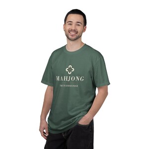 Personalized Mahjong Club T-Shirt, Custom Name Mah Jongg Gift, Comfort Colors Cotton image 9