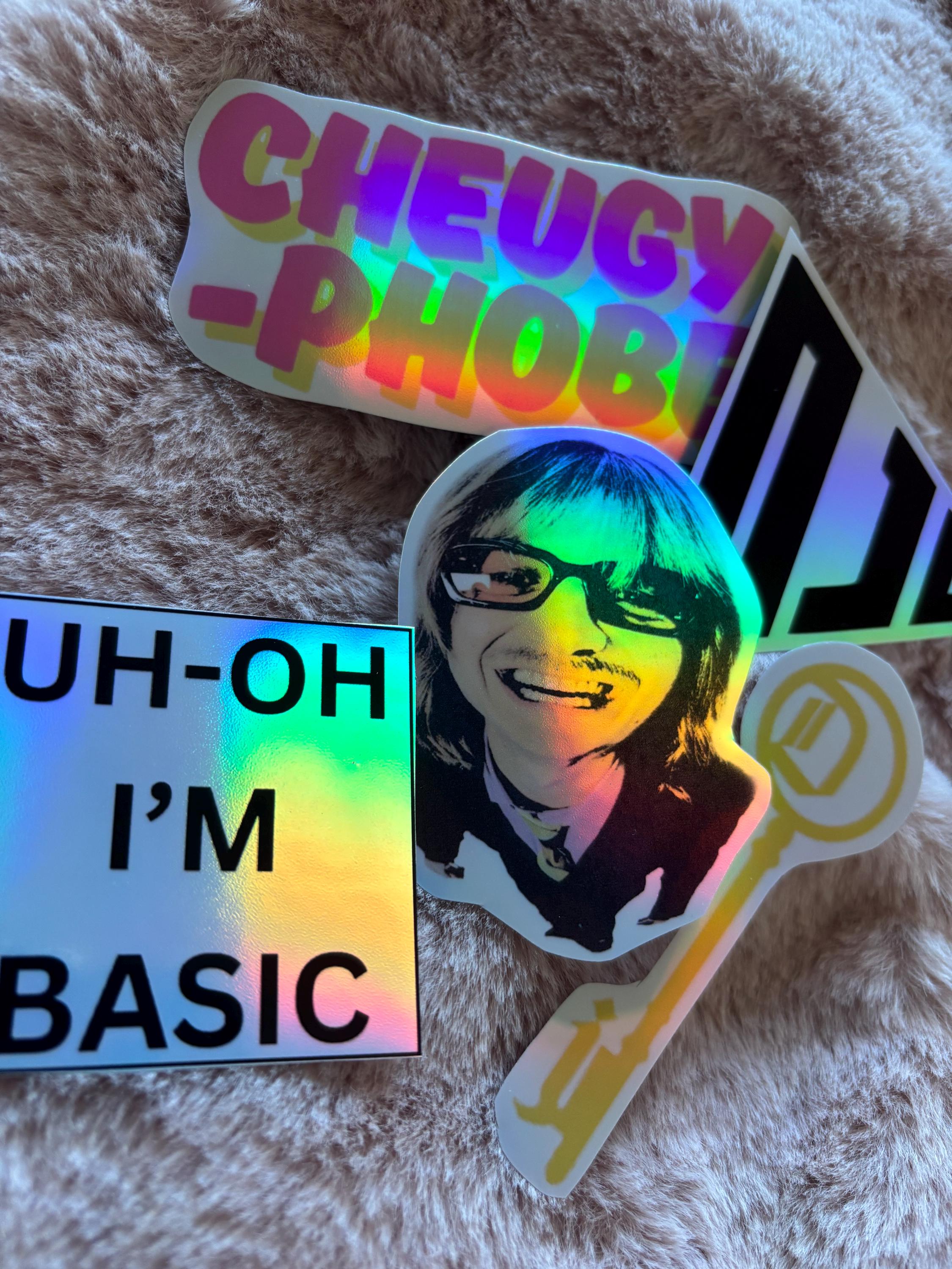 DJO Inspired Holographic Sticker Set - Etsy UK