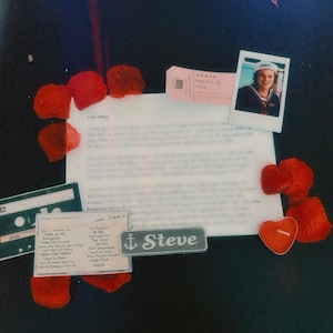 Steve Harrington Comfort Character Letter // Sweetheart Set